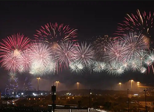 如皋市焰火晚会